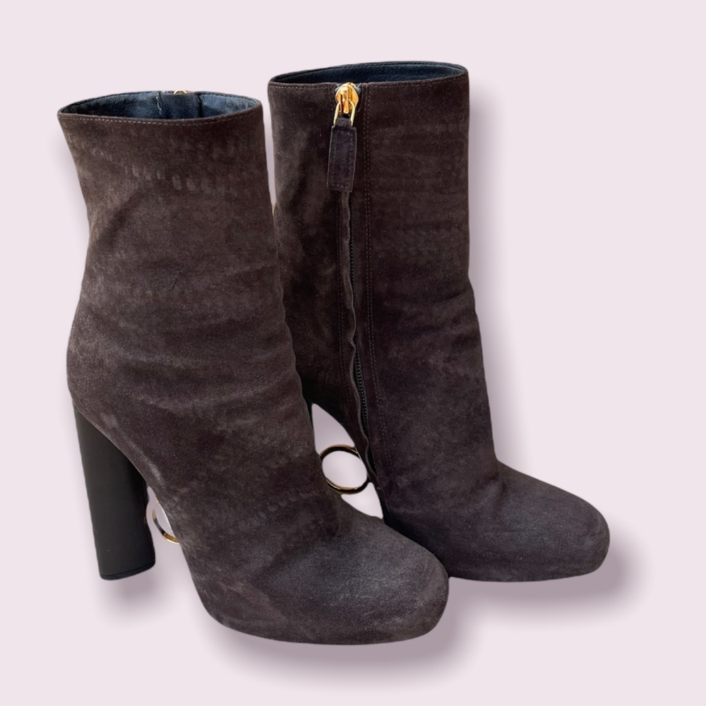 Tom Ford Brown Suede Boots - size 37